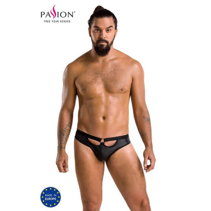 PASSION - 041 SLIP UOMO APERTE JOE NERO S/M