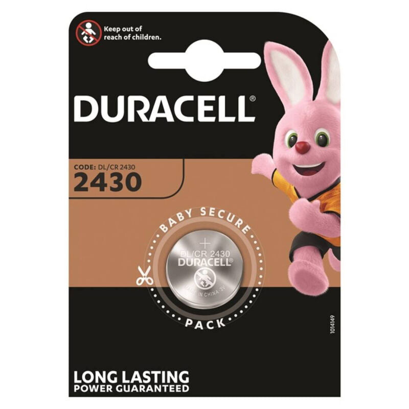 DURACELL - ACESSORIO BATTERIA BOTTONE LITIO CR2430 3V 1 UNIT