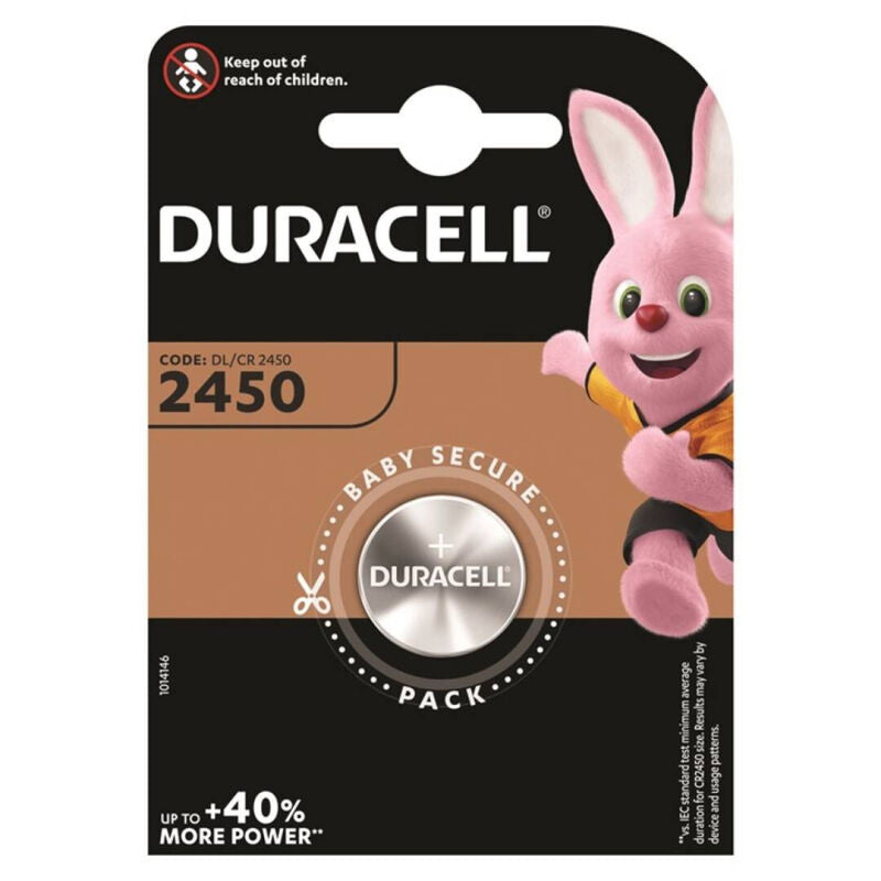 DURACELL - ACESSORIO BATTERIA BOTTONE LITIO CR2450 3V 1 UNIT