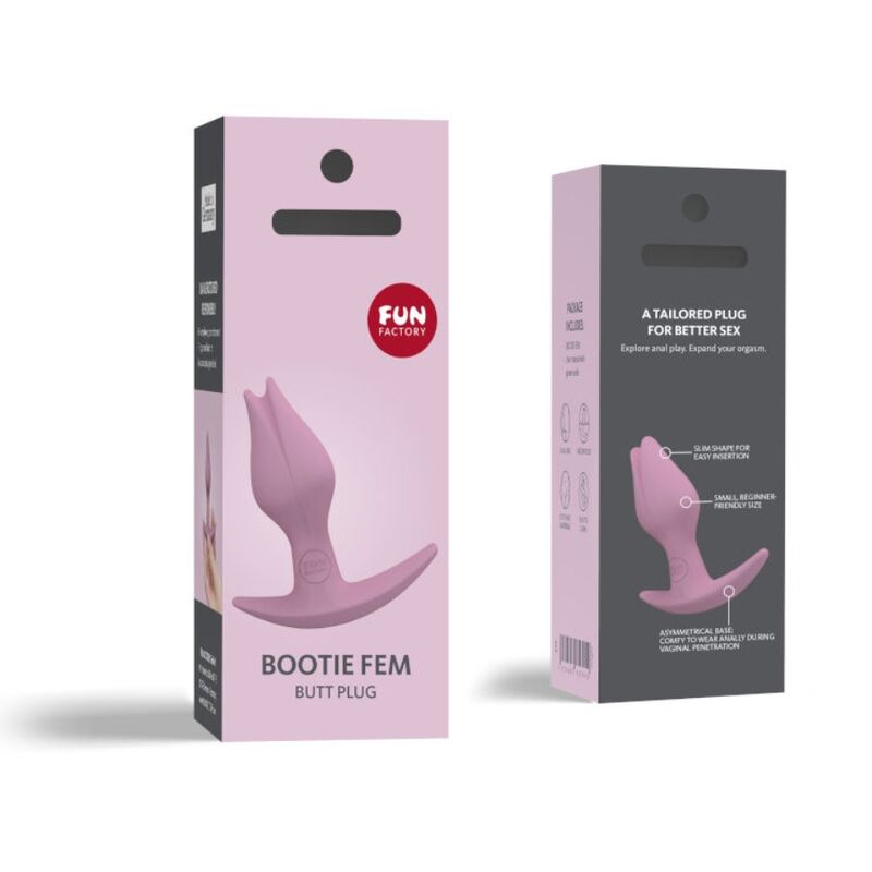 FUN FACTORY - PLUG BOOTIE FEM TAPPO ANALE FEMMINILE ROSA