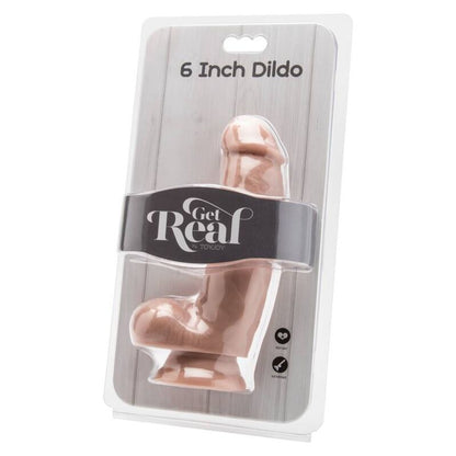 GET REAL - DILDO 12 CM CON PALLE DI PELLE