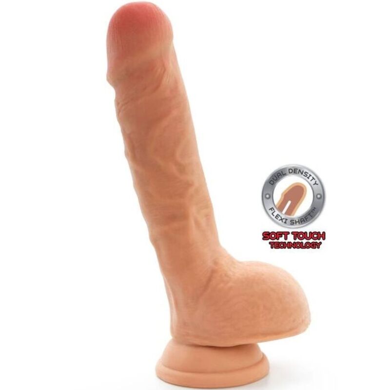 GET REAL - DILDO A DOPPIA DENSIT 18 CM PALLE DI PELLE