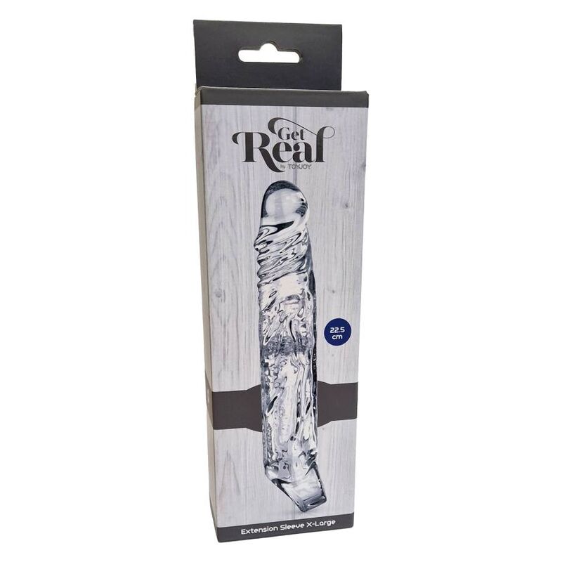 GET REAL -ACESSORIO   MANICOTTO DI ESTENSIONE XLARGE TRASPARENTE