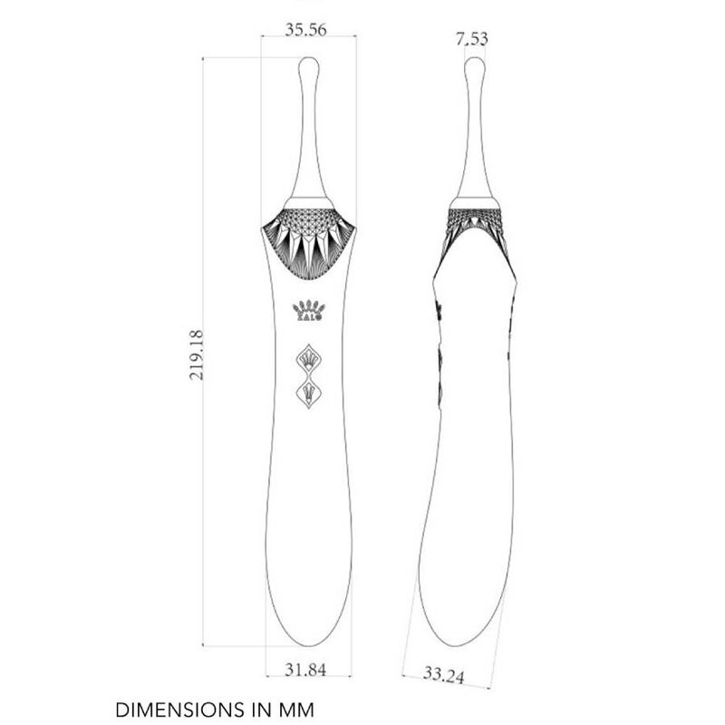 ZALO -STIMOLATORE  BESS 2 CLITORAL MASSAGER BLACK