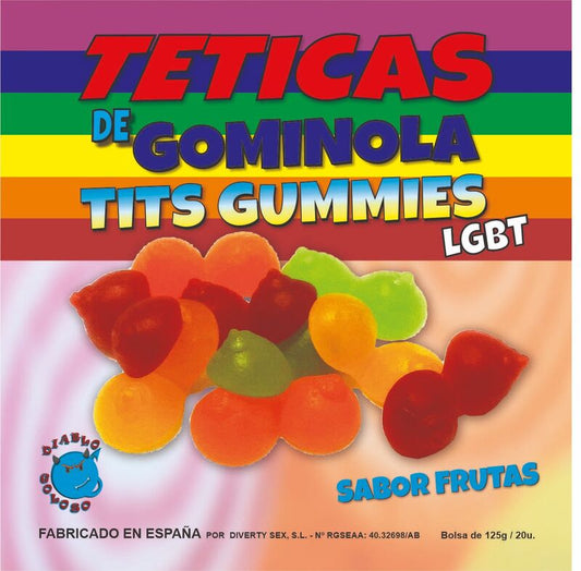 DIABLO GOLOSO - CARAMELLE GLITTER ASSORTITI GUMMY TEETICS