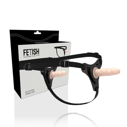 FETISH SUBMISSIVE HARNESS - SILICONE REALISTICO CARNE 12,5 CM