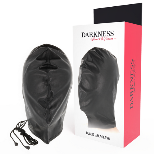 DARKNESS - MASCHERA DI SOTTOMISSIONE NERA