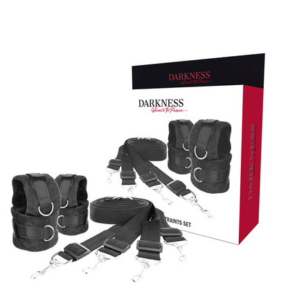 DARKNESS - POLSINI COPPIA CRAVATTE DA LETTO