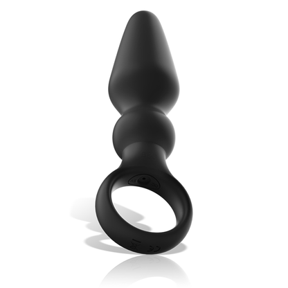 BLACK&SILVER - ELECTRASTIM POTENTE PLUG ANALE IN SILICONE OZZY