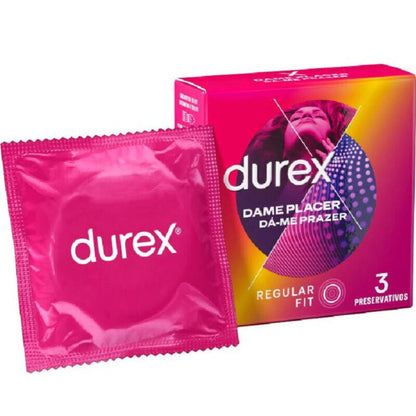 DUREX - PRESERVATIVI DAME PLACER 3 UNITÀ