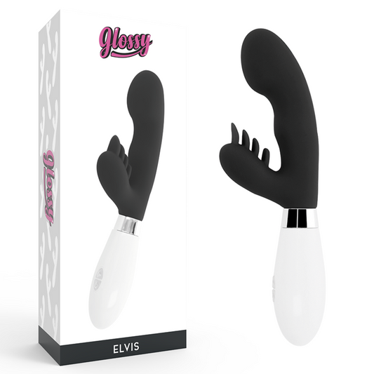 GLOSSY - MASSAGGIATORE  ELVIS CONIGLIO NERO