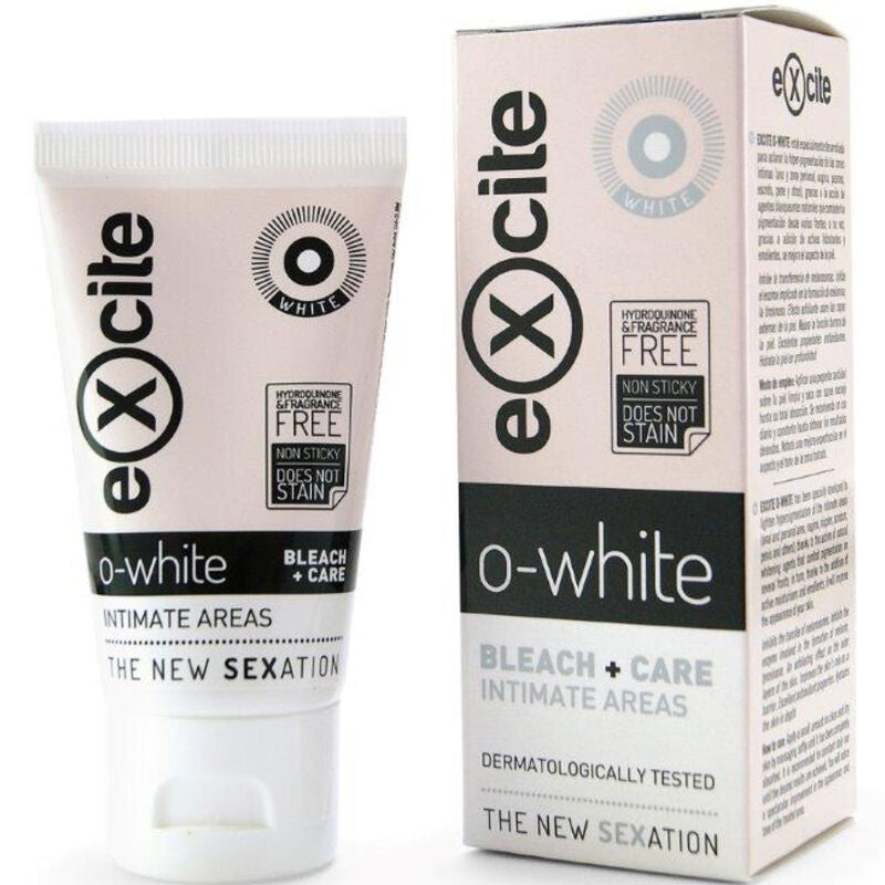 EXCITE - CREMA O BIANCO CANDEGGINA + CURA AREE INTIME 50 ML