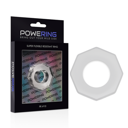 POWERING - ANELLO PER PENE SUPER FLESSIBILE E RESISTENTE 5CM PR10 TRASPARENTE