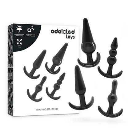 ADDICTED TOYS - SET DILATATORE DI 4 TAPPI  ANALI