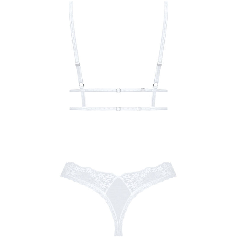 OBSESSIVE - REGGISENO E MUTANDINA SET CELESTE 2 PEZZI XS/S