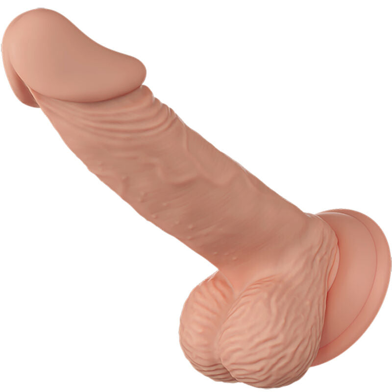 BAILE - BELLISSIMO DILDO FLESSIBILE REALISTICO ZEBULONE INCONTRO 19.4 CM NATURALE