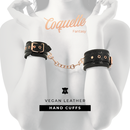 COQUETTE CHIC DESIRE - MANETTE EDIZIONE NERA CON FODERA IN NEOPRENE BDMS