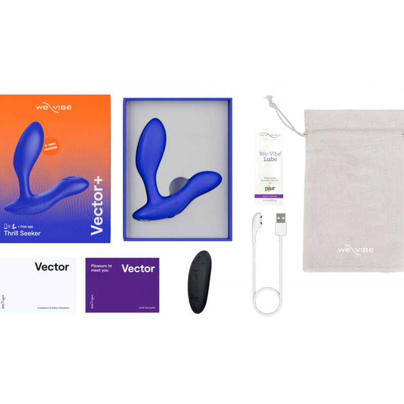 WE-VIBE - MASSAGGIATORE PROSTATICO VECTOR+ BLU