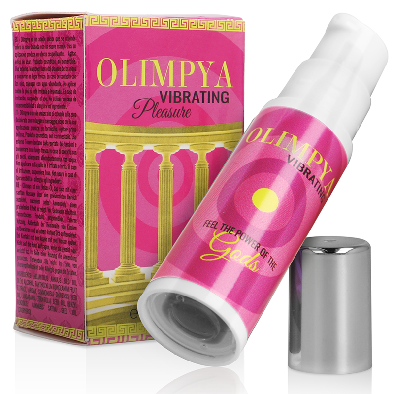 OLIMPYA - OLIO LIQUIDO  PIACERE VIBRANTE POTERE DEGLI DEI