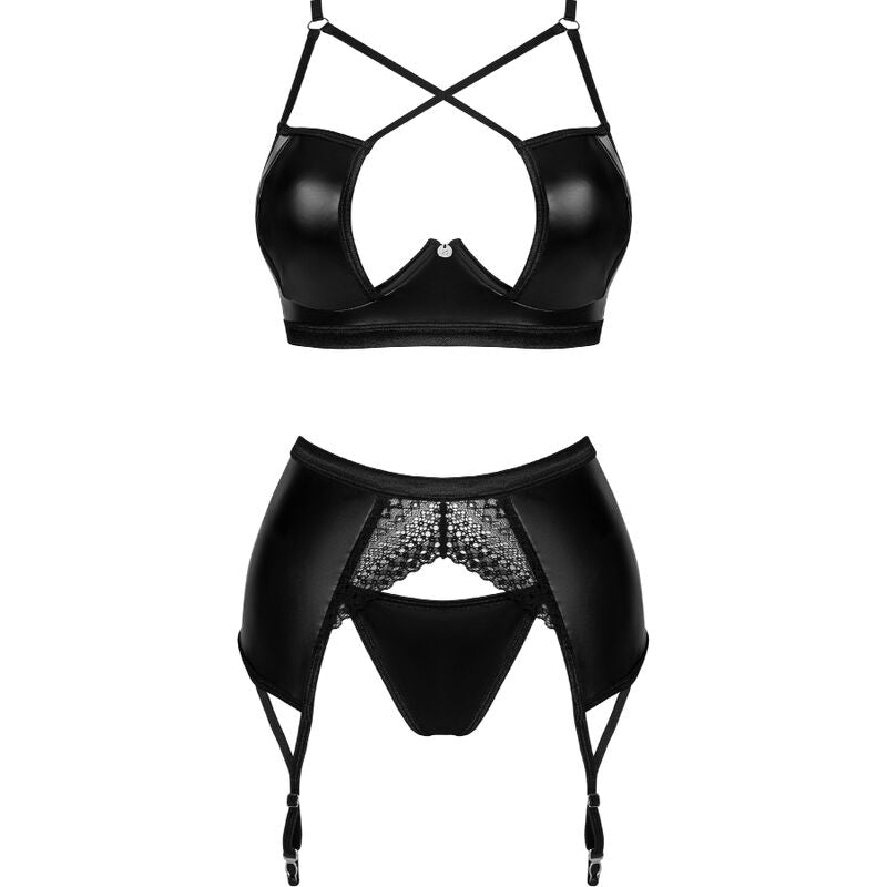 OBSESSIVE - LINGERIE NORIDES SET TRE PEZZI XS/S