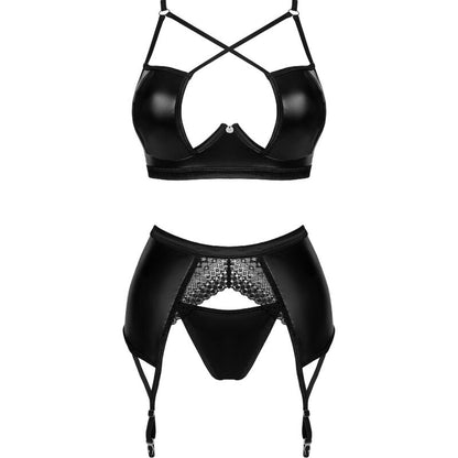 OBSESSIVE - LINGERIE NORIDES SET TRE PEZZI XS/S