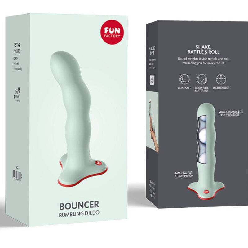 FUN FACTORY - DILDO PALLINE ROTANTI SDRAIETTA VERDE SALVIA