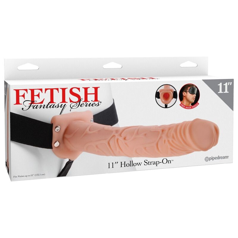 FETISH FANTASY SERIES - IMBRACATURA REGOLABILE PENE REALISTICO 28 CM