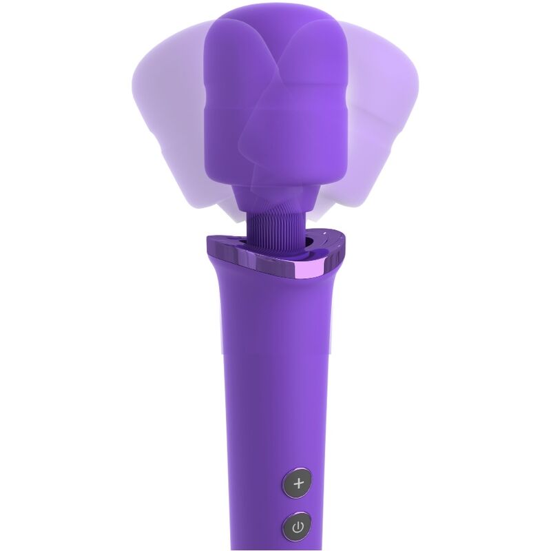 FANTASY FOR HER - BACCHETTA MASSAGGIATORE RICARICABILE PER LEI E VIBRATORE 50 LIVELLI VIOLA