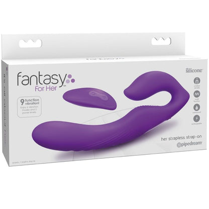 FANTASY FOR HER - VIBRATORE A DOPPIA PENETRAZIONE TELECOMANDO 9 LIVELLI VIOLA