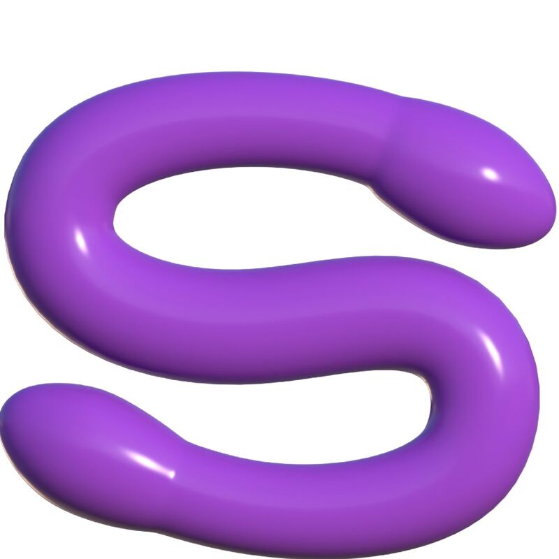 CLASSIX - DOPPIO DILDO FLESSIBILE 43,7 CM VIOLA