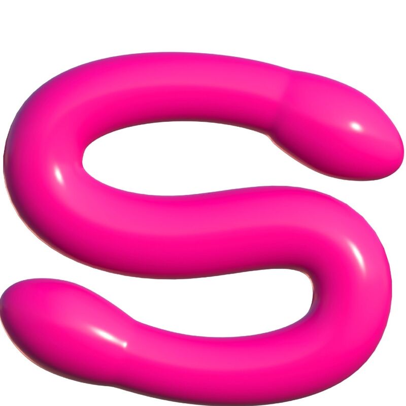 CLASSIX - DOPPIO DILDO FLESSIBILE 43,7 CM ROSA