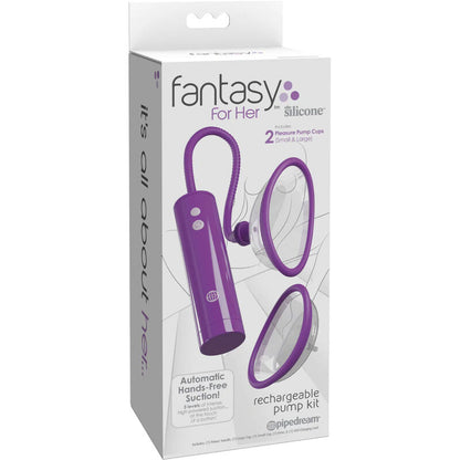 FANTASY FOR HER -STIMOLATORE  KIT POMPA ASPIRA CLITORIDE RICARICABILE TAGLIA S/L