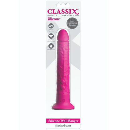 CLASSIX - DILDO IN SILICONE BANGER DA PARETE 15 CM ROSA