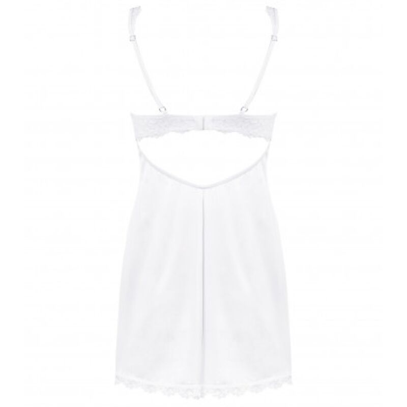 OBSESSIVE - CHEMISE AMOR BLANCO E TANGA BIANCO S/M