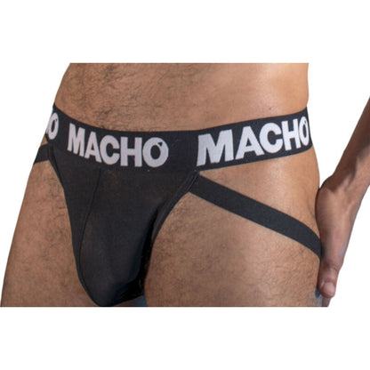 MACHO - SLIP UOMO MX25NN JOCK NERO S