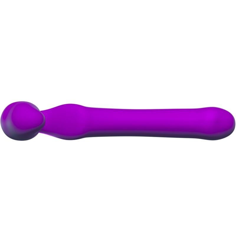 ADRIEN LASTIC - DILDO  QUEENS STRAP-ON FLESSIBILE VIOLA TAGLIA M