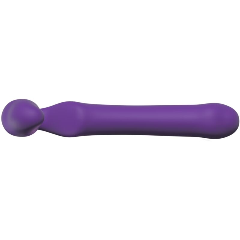 ADRIEN LASTIC -DILDO  QUEENS STRAP-ON FLESSIBILE VIOLA TAGLIA L