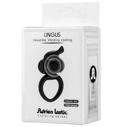 ADRIEN LASTIC - ANELLO VIBRATORE LINGUS NERO