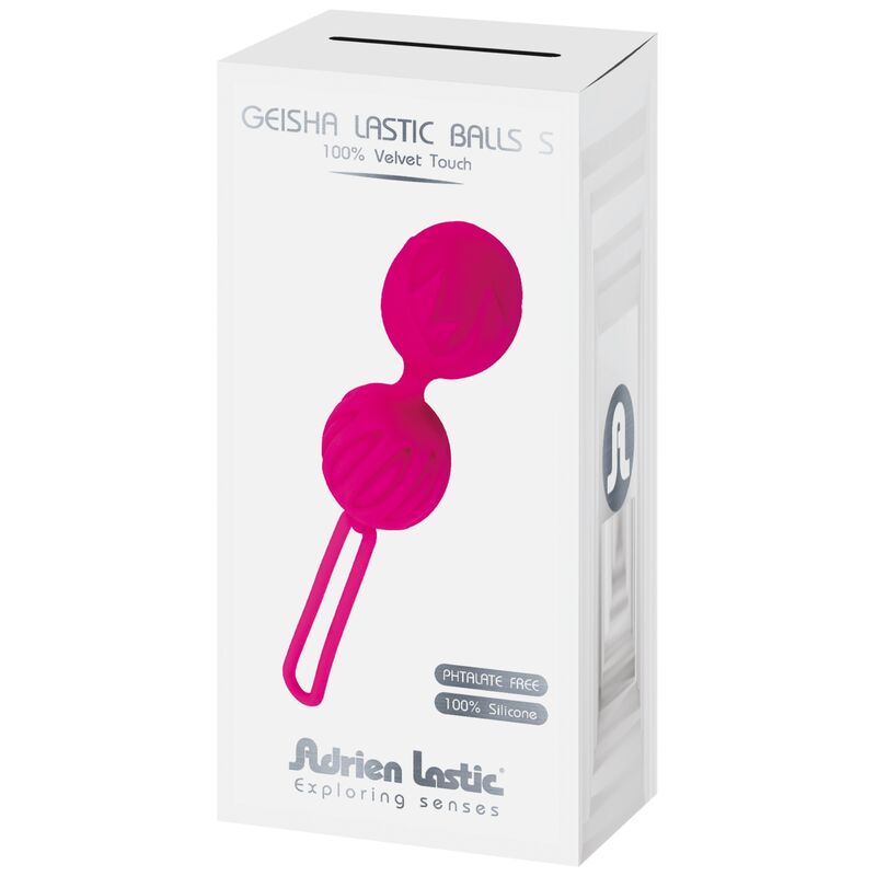 ADRIEN LASTIC -STIMOLANTE  SFERE IN SILICONE GEISHA LASTIC MISURA S FUCSIA