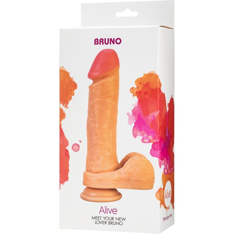 ALIVE - DILDO  PENE REALISTICO DI BRUNO 22 CM