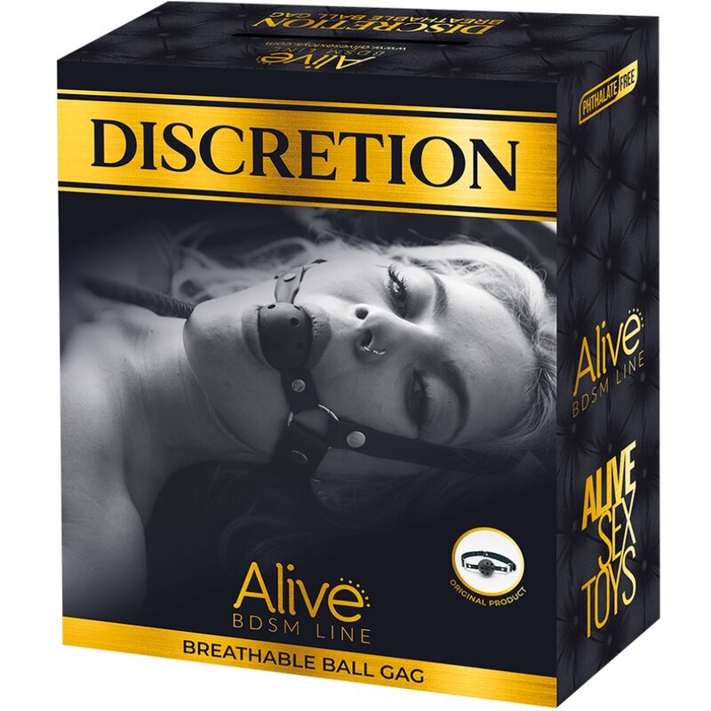 ALIVE - BAVAGLIO TRASPIRANTE DISCREZIONE NERO