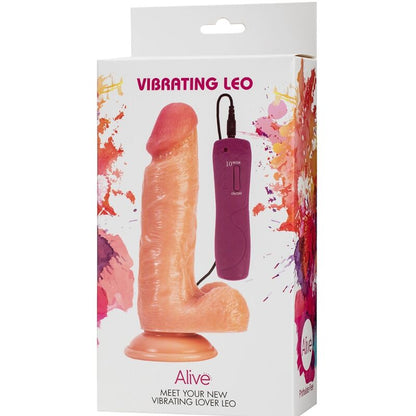 ALIVE - DILDO  VIBRATORE PENE REALISTICO LEO 17 CM