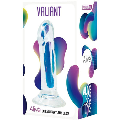 ALIVE - DILDO  VALIANT PENE REALISTICO TRASPARENTE 16 CM