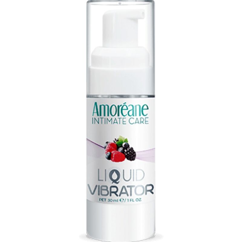 AMOREANE - LUBRIFICANTE LIQUIDO VIBRANTE AI FRUTTI ROSSI 30 ML