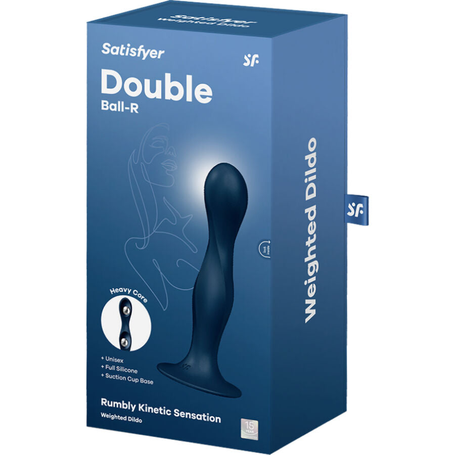 SATISFYER - DILDO IN SILICONE DOPPIA PALLA GRANATO