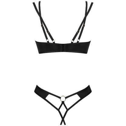 OBSESSIVE -perizoma e reggiseno NESARI SET DUE PEZZI CROTCHLESS M/L