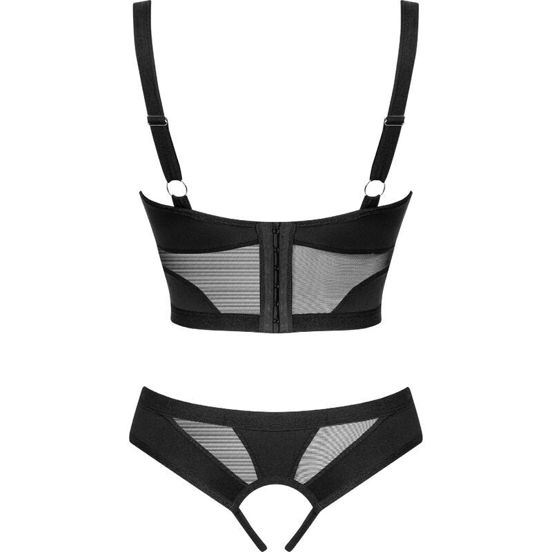 OBSESSIVE - Reggiseno e perizoma CHIC AMORIA SET 2 PEZZI CUPLESS XS/S