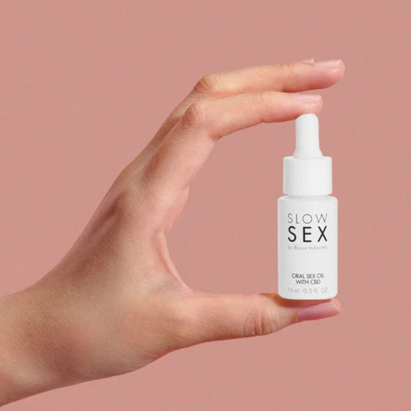 BIJOUX - SLOW SEX OLIO PER SESSO ORALE CON CBD 15 ML