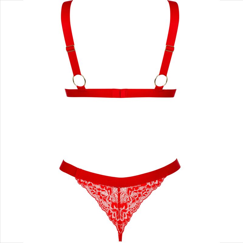 OBSESSIVE - PERIZOMA E REGGISENO  ELIANES SET DUE PEZZI XS/S