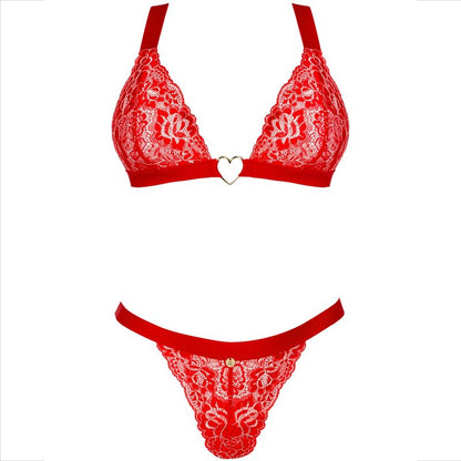 OBSESSIVE - PERIZOMA E REGGISENO  ELIANES SET DUE PEZZI XS/S